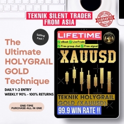 [SILENT TRADER TRADING] HOLYGRAILS GOLD TEKNIK BALUN BROKER + MANDI USD 2024 | Teknik Forex | Sharp Entry |Phone & PC